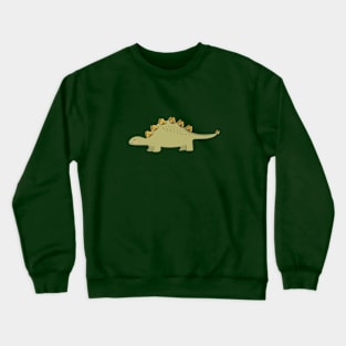 CUTE STEGOSAURUS (STEGOSAUR) DINOSAUR ILLUSTRATION Crewneck Sweatshirt